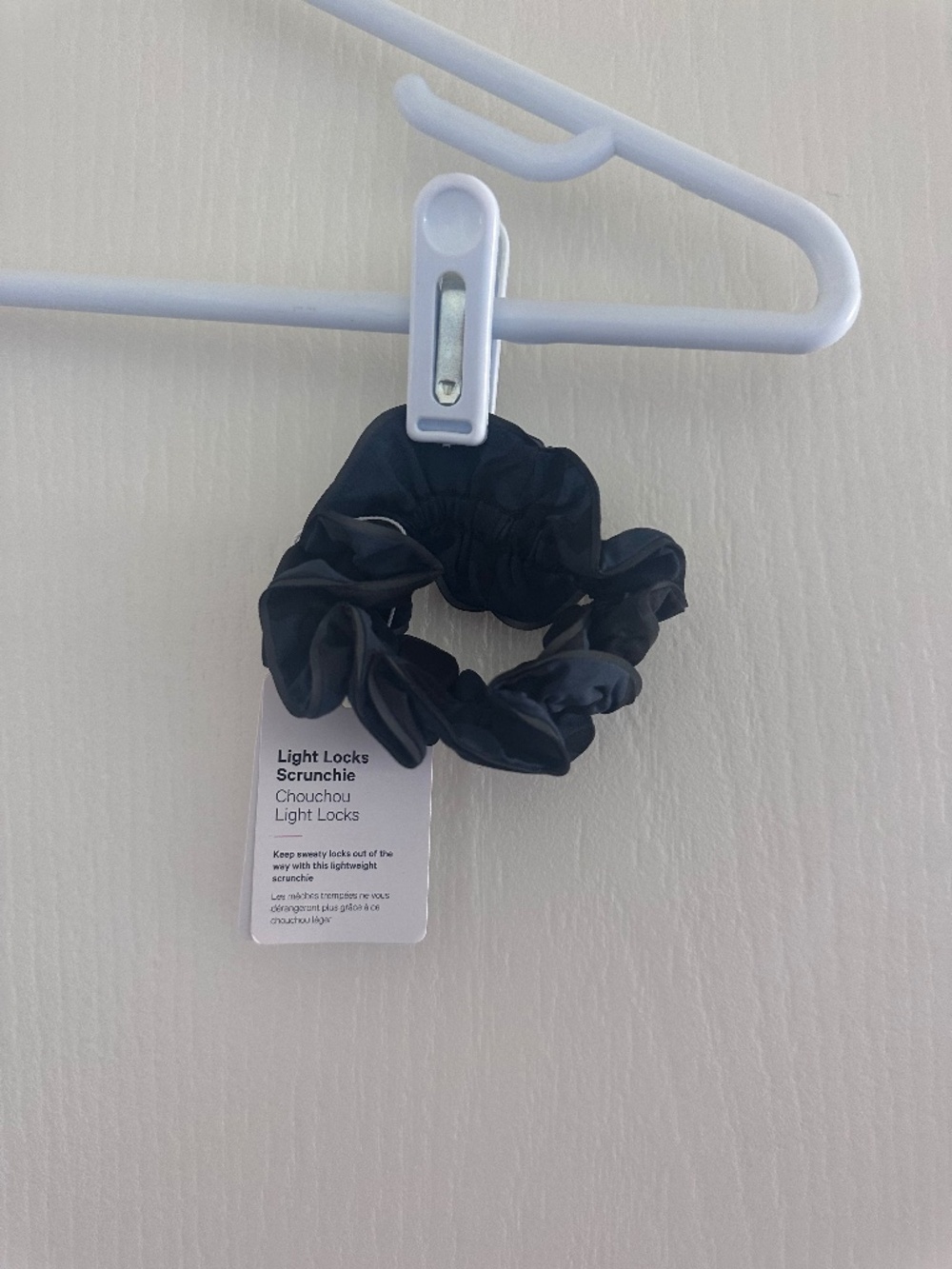 NWT Lululemon Light Locks Scrunchie Camo Mutli Grey